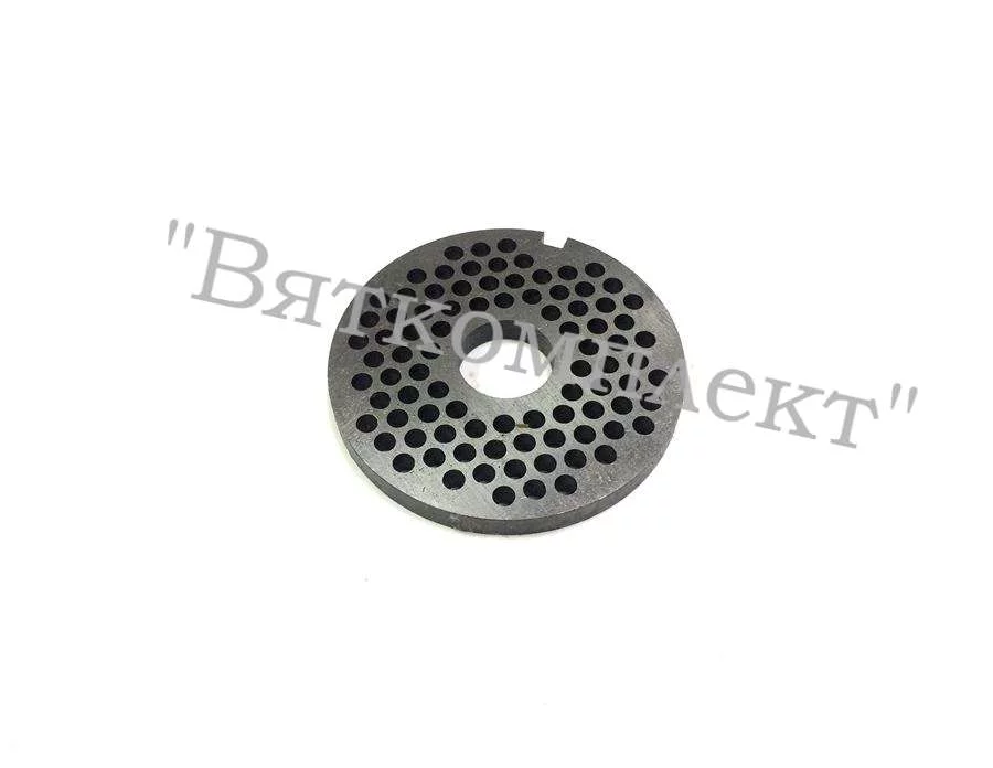 Решетка №2 764 для мясорубки МИМ-300 (МИМ-300М;-350), ММ(УКМ), МЭП-300(Н;Н-01) отверстия 5мм под бурт