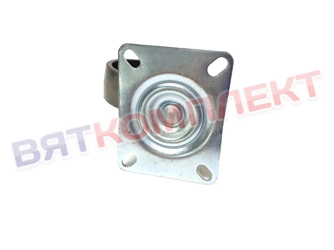 Колесо чугунное, поворотное, жаростойкое 100мм (30мм) для тележек Abat (69616)
