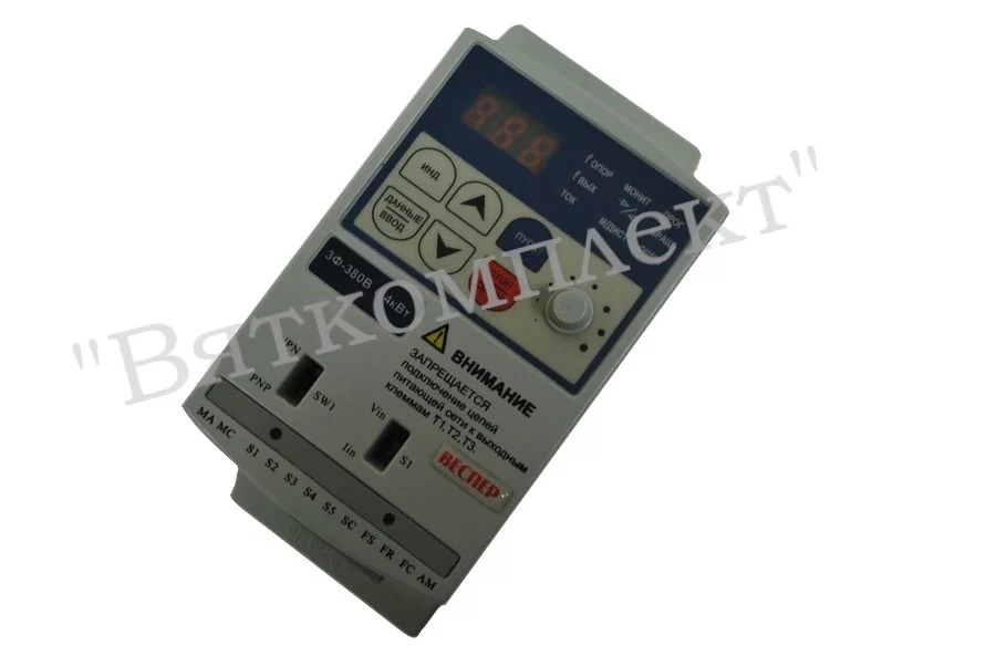 Преобразователь частотный Е3-8100К-ОР5Н 0,4кВт 380В (12000060523) Абат (Abat)