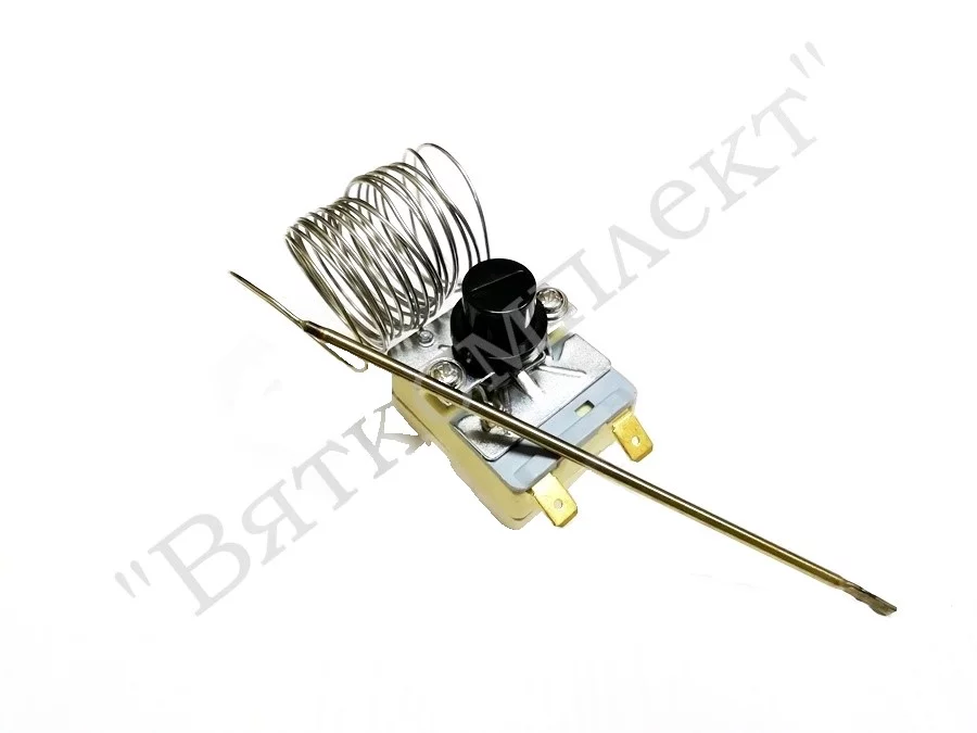 Термостат (термоограничитель) защитный аварийный 360 градусов 20А/250V/1,8m/F6,3/S360°С   (mod.T360-1SF-060)