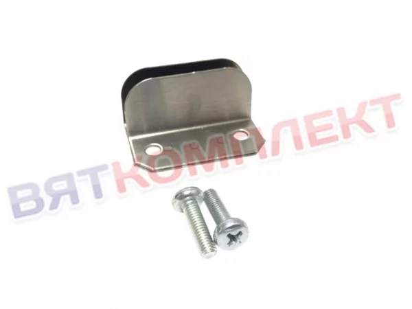 Держатель стекла для 2-х ярусной полки "Регата" верхний ПФК.02-02.000.070 (с крепежом) ATESY