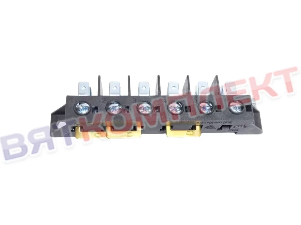 Клеммная колодка 6 контактов FV122/B 40A 600В
