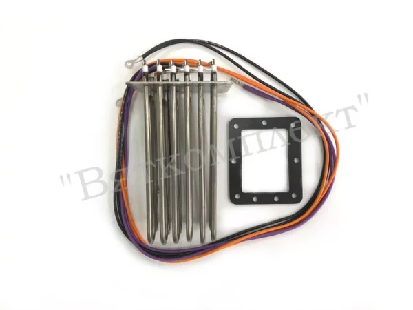 ТЭН парогенератора RATIONAL с уплотнением SCC-линия, 62/102/201/202 400В 18кВт 87.00.367 (старые артикулы 44.00.533, 44.00.195, 87.00.380)