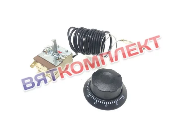 Термостат (терморегулятор) 20A/250V/1,5m/20mm/ 30-85°С (AGO-85А2)  (аналог E.G.O 55.13014.260)