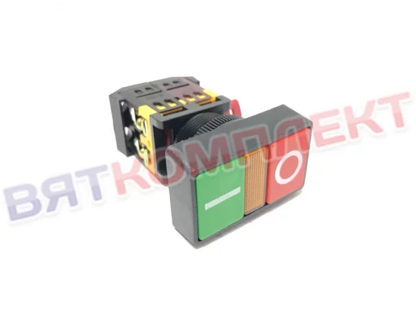 Кнопка управления 3SA12-30E-11FSWD (ПУСК-СТОП) NO-NC 10.0A/230V (РРВВ) для:АХМ-300А Янычар,КАЮР Атеси
