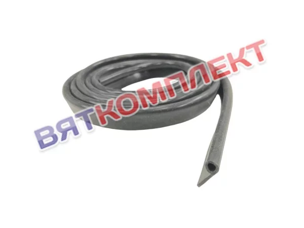 Уплотнитель дверной (черный) 2,5 м ПЭ, ШЖЭ, ШПЭ для МХМ
