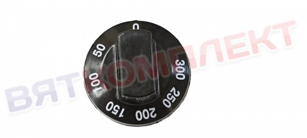 Ручка термостата духовки плиты Мечта, черная