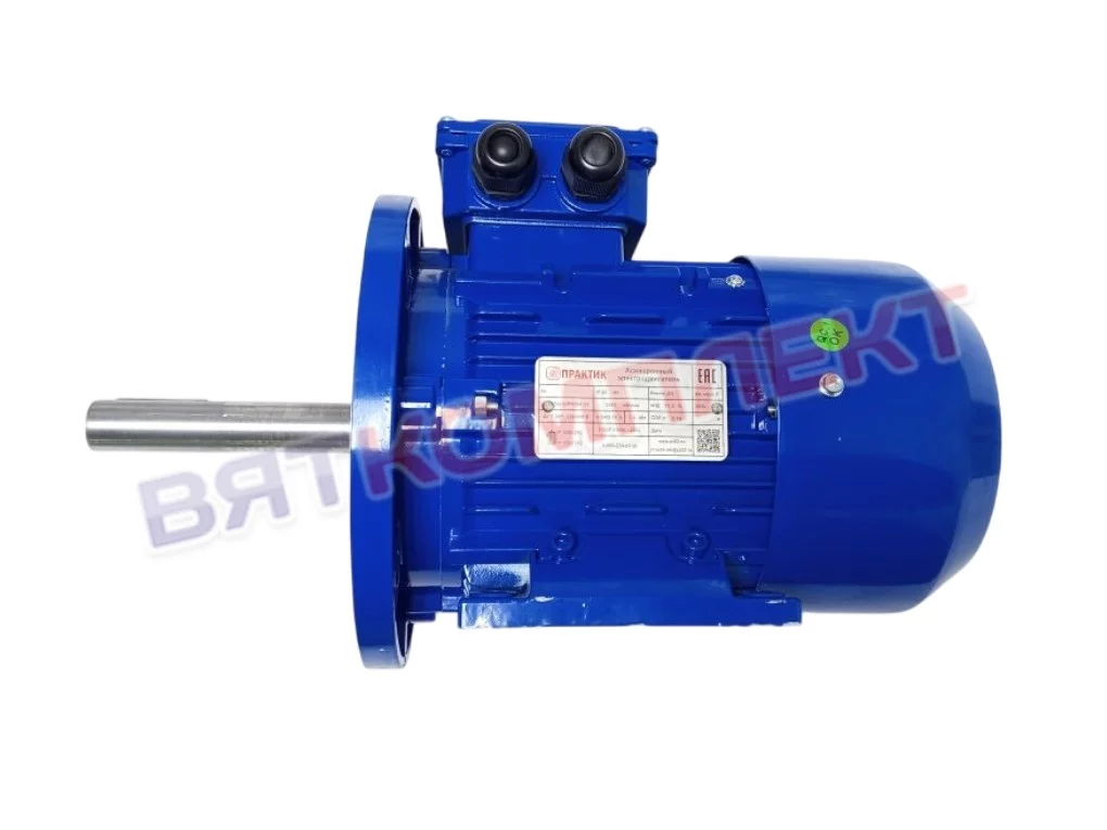 Электродвигатель АИР 80В4 1,5 кВт*1500 об/мин 2081 комб. удл.вал