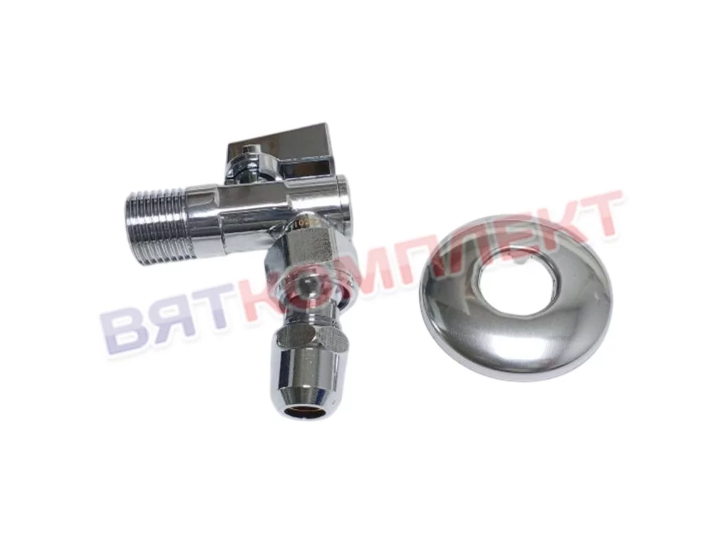 Кран шаровый угловой мини 1/2 КПЭМ Abat (12000025666) 