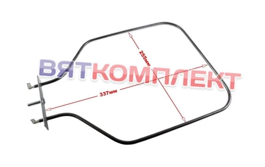 ТЭН для духовки Лысьва, Рика, Нововятка, DeLuxe, Дарина верхний 800 Вт без гриля