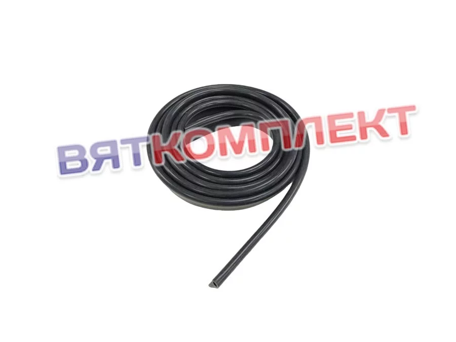 Уплотнитель дверной (черный) 2,5 м ПЭ, ШЖЭ, ШПЭ для МХМ
