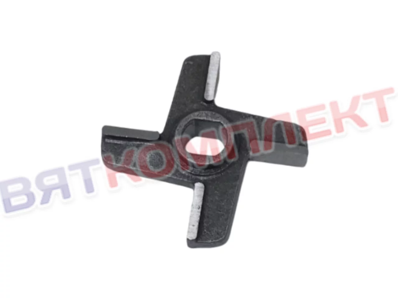 Нож крестовой двухсторонний 764 для мясорубки МИМ-300 (МИМ-300М;-350), ММ(УКМ), МЭП-300(Н;Н-01) с буртом