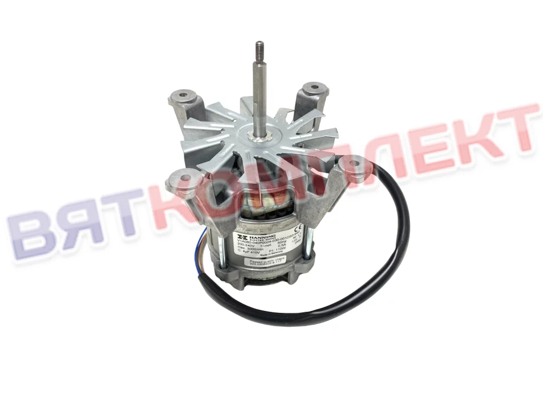 Электродвигатель 100658569 однофазный, асинхронный, 110 Вт (в комплекте с конденсатором) для ПЭК-400 Abat 12000072318