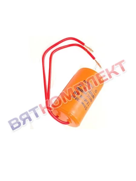 Конденсатор пусковой 1.5мкФ 450В CBB-60 (К78-17) гибкие выводы TITAN 28x52mm