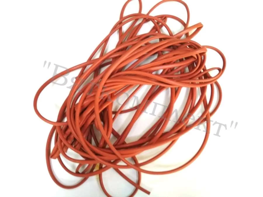 Трубка 6х1 из силоксановой резины на жарочные шкафы Atesy
