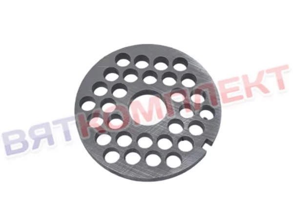 Решетка №3 764 для мясорубки МИМ-300 (МИМ-300М;-350), ММ(УКМ), МЭП-300(Н;Н-01) отверстия 9мм под бурт