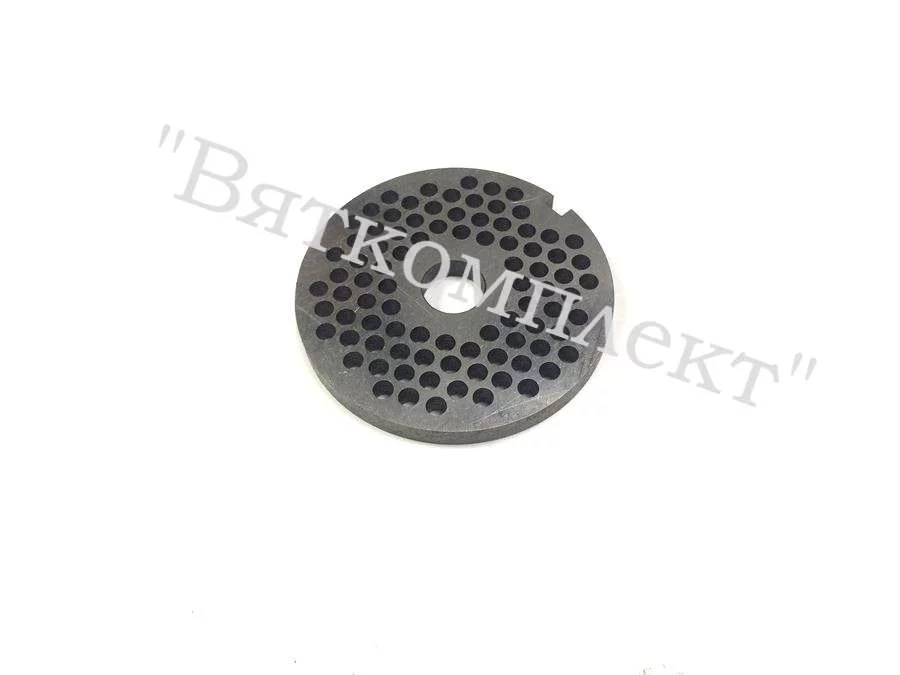 Решетка №2 для мясорубки МИМ-300.01.009 (МИМ-300М;-350), ММ(УКМ), МЭП-300(Н;Н-01) отверстия 5мм без бурта