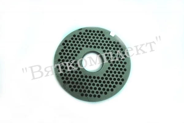 Решетка паштетная №1 764 для мясорубки МИМ-300 (МИМ-300М;-350), ММ(УКМ), МЭП-300(Н;Н-01) отверстия 3 мм под бурт