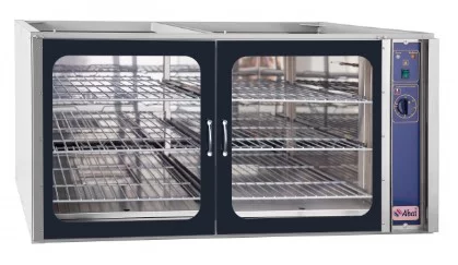 Шкаф расстоечный тепловой ШРТ-6ЭШ, 6 полок-решеток, стекл. дверь, част. нерж, 1300x1083x650 мм				
