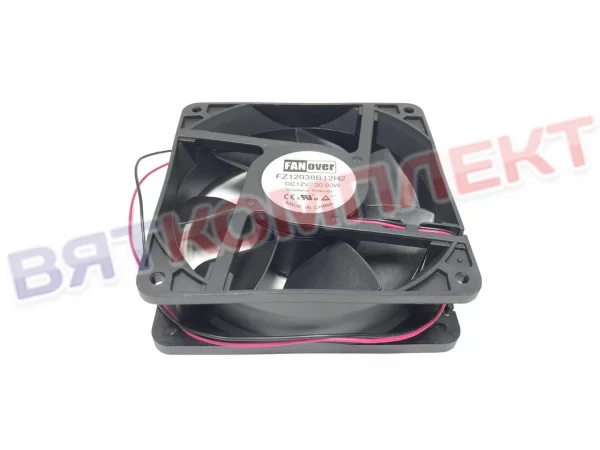 Вентилятор 12VDC 120х120х38 мм FANOVER FZ12038B12H2