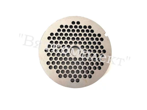Решетка №3 для мясорубки МИМ-1000(М) отверстия Ø8мм Торгмаш г.Барановичи МИМ-1000.90.002