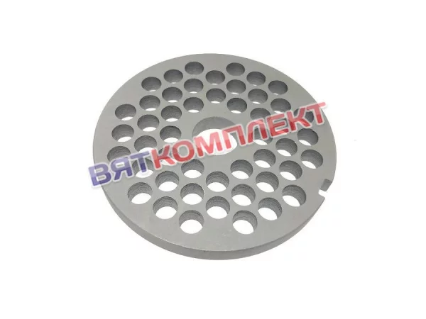 Решетка №3 для мясорубки МИМ-600(М) ,М-600 отверстия 9мм (нструменталная сталь) БЕЗ БУРТА