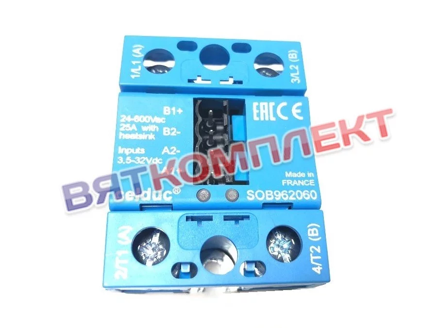 Реле твердотельное для пароконвектомата SOB962060 2х25А/400V (12000035002/33044)  Abat