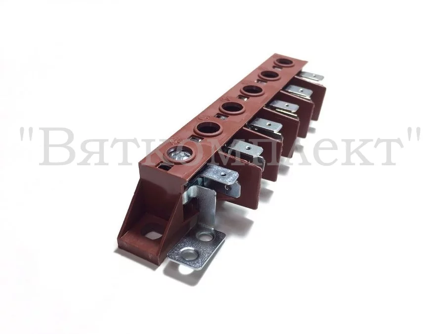 Клеммная колодка 6 контактов FV122/B 40A 600В