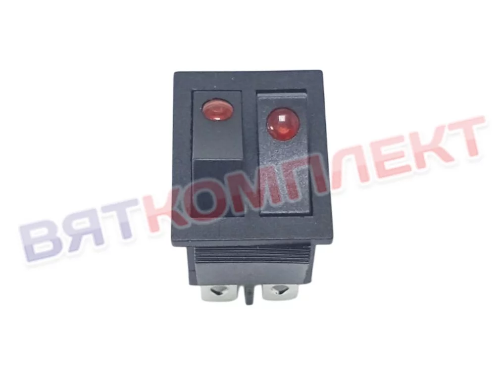 Переключатель KCD3-2201-C B/6P 2ON-OFF 250V 15A 6 pin