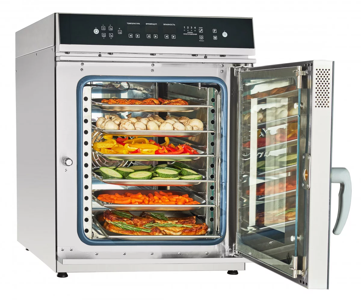 Пароконвектомат ПКА 6-2/3П верхняя панель управления Абат (Abat)