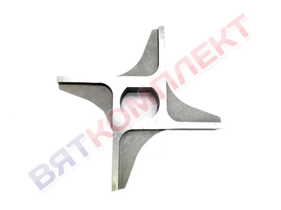 Нож двухсторонний для мясорубки Волчок D114 фрез. Ø114х25мм