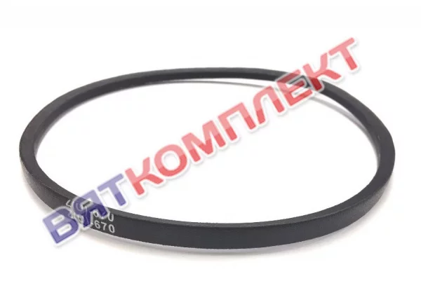 Ремень Z(O)-670 для картофелечистки МОК-150, 300, 150М, 300М Торгмаш Барановичи.