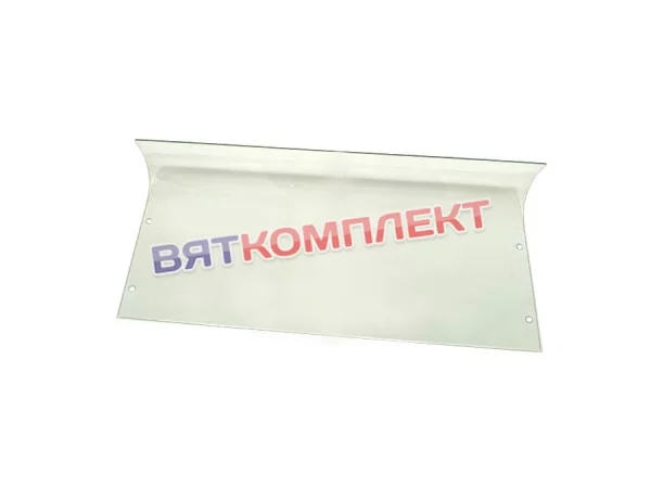 Стекло гнутое незакаленное 6 мм 1020х483 (ЭМК70Х.19.00.006-01) отверстия/полировка Абат (Abat)
