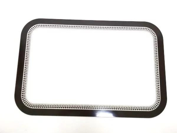 Стекло 4мм овальное с обработкой (Стекло смотровое МПК) старого образца Abat (12000005783)