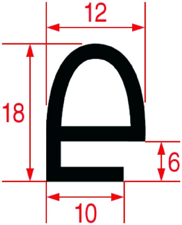 Уплотнитель дверной 901424 для пароконвектоматов Bourgeois JOIN022 