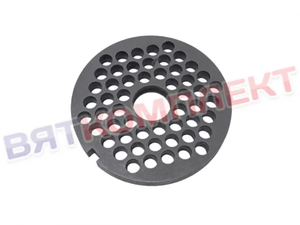 Решетка №3 для мясорубки МИМ-600(М) ,М-600 отверстия 9мм с буртом