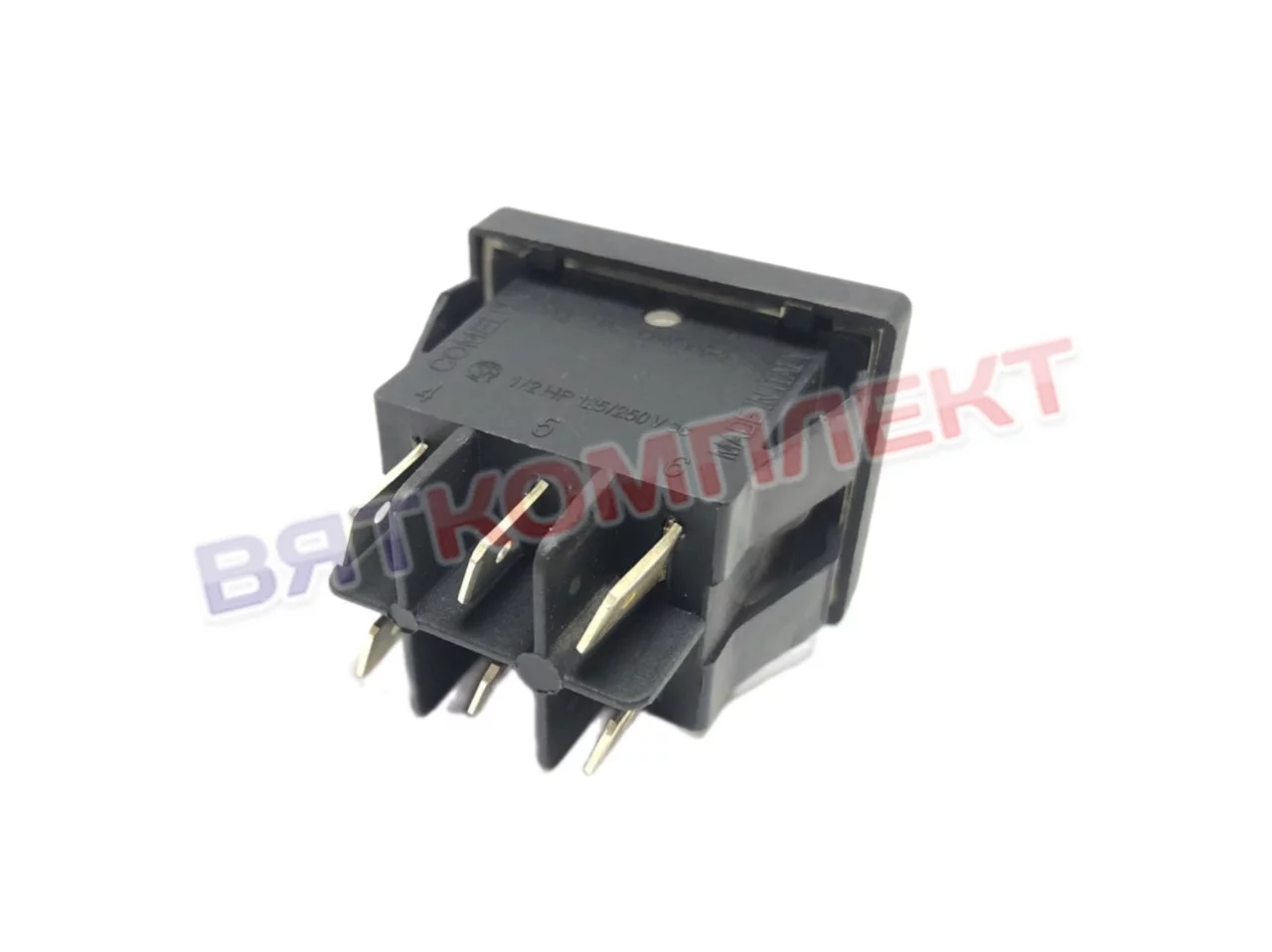 Переключатель звонковый белый (Выключатель 0401/L/G DEV/IST T1 C2)