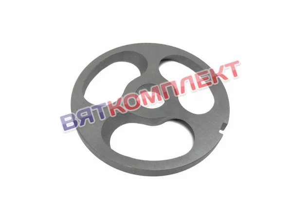 Нож для мясорубки подрезной 2-х сторонний МИМ-600(М) ,М-600 (фрезерованный, инструментальная сталь) БЕЗ БУРТА