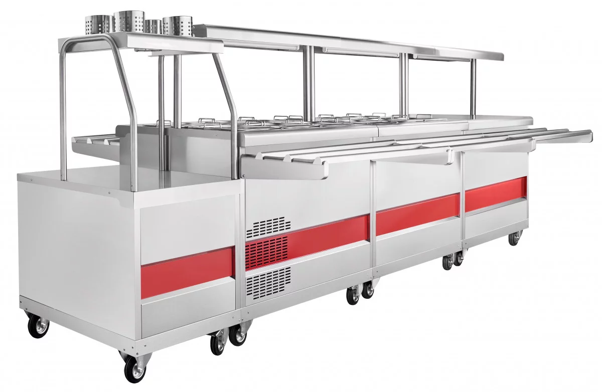 Прилавок для столовых приборов ПСП-70ПМ передвижной Абат (Abat)