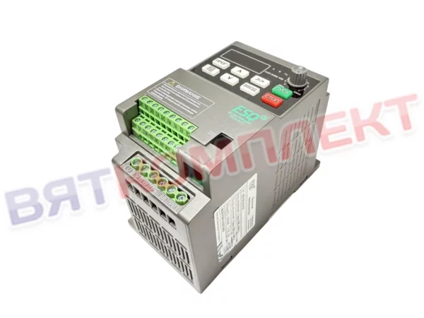 Частотный преобразователь ESQ-A500-021-0.75K 0.75кВт 220В для пароконвектоматов ПКА Abat (ESQ-230-2S) (Настроенный)