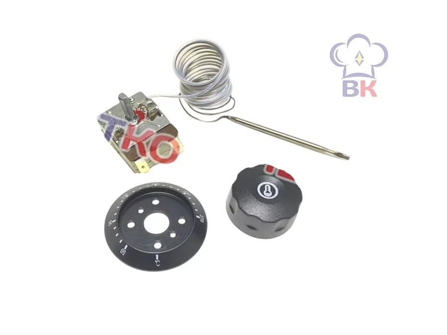 Термостат (терморегулятор) 50-270°C градусов 20А 1,7 м. (аналог 55.13059.220) для Abat ЭП, ШЖЭ, ЭСК, КЭП