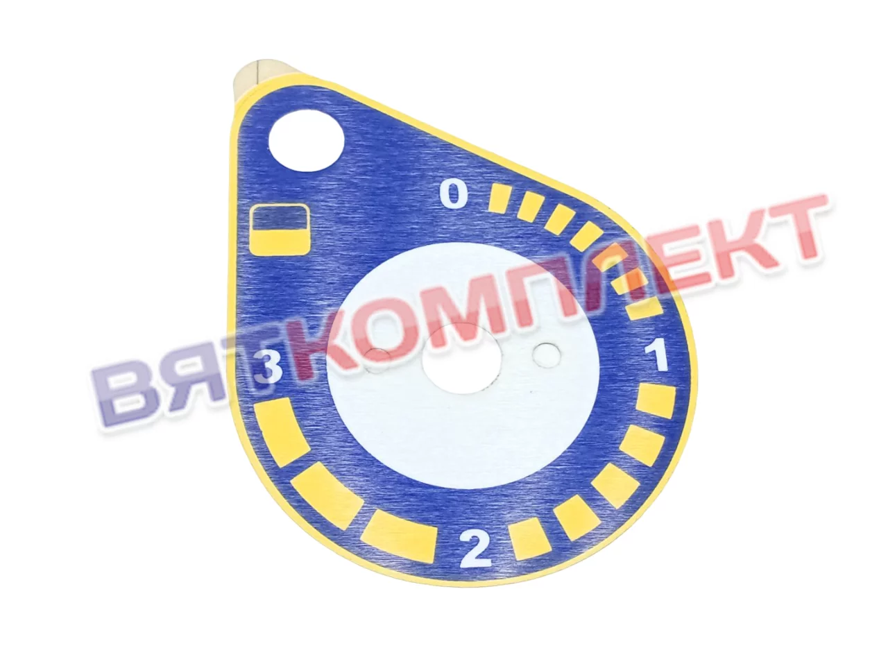 Наклейка ЭПК-27Н.00.00.001 (0-03вн) (пластик) под 4х позиционный переключатель Абат (Abat)