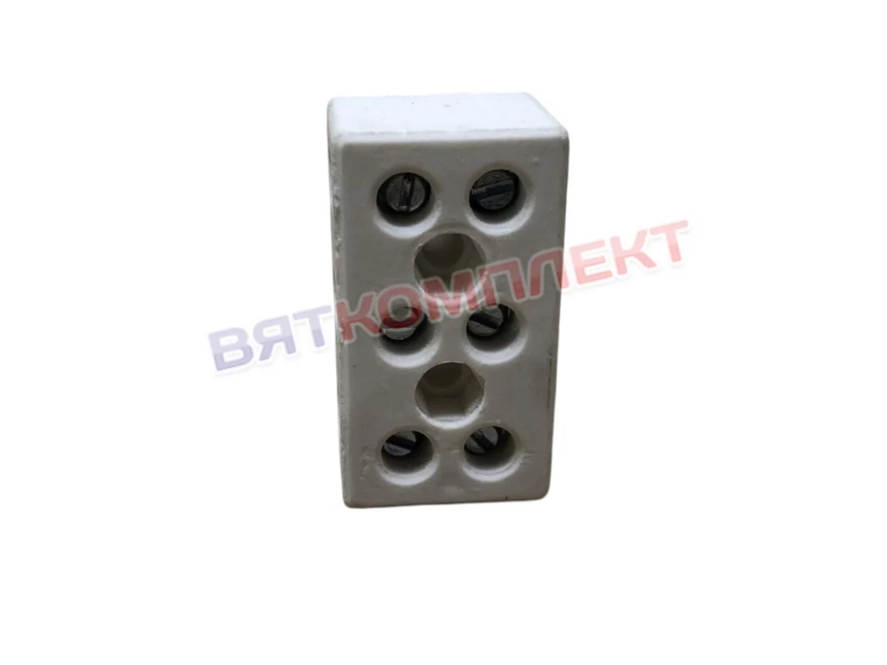 Клеммная колодка 4 мм. кв. 3 полюса керамика 23310