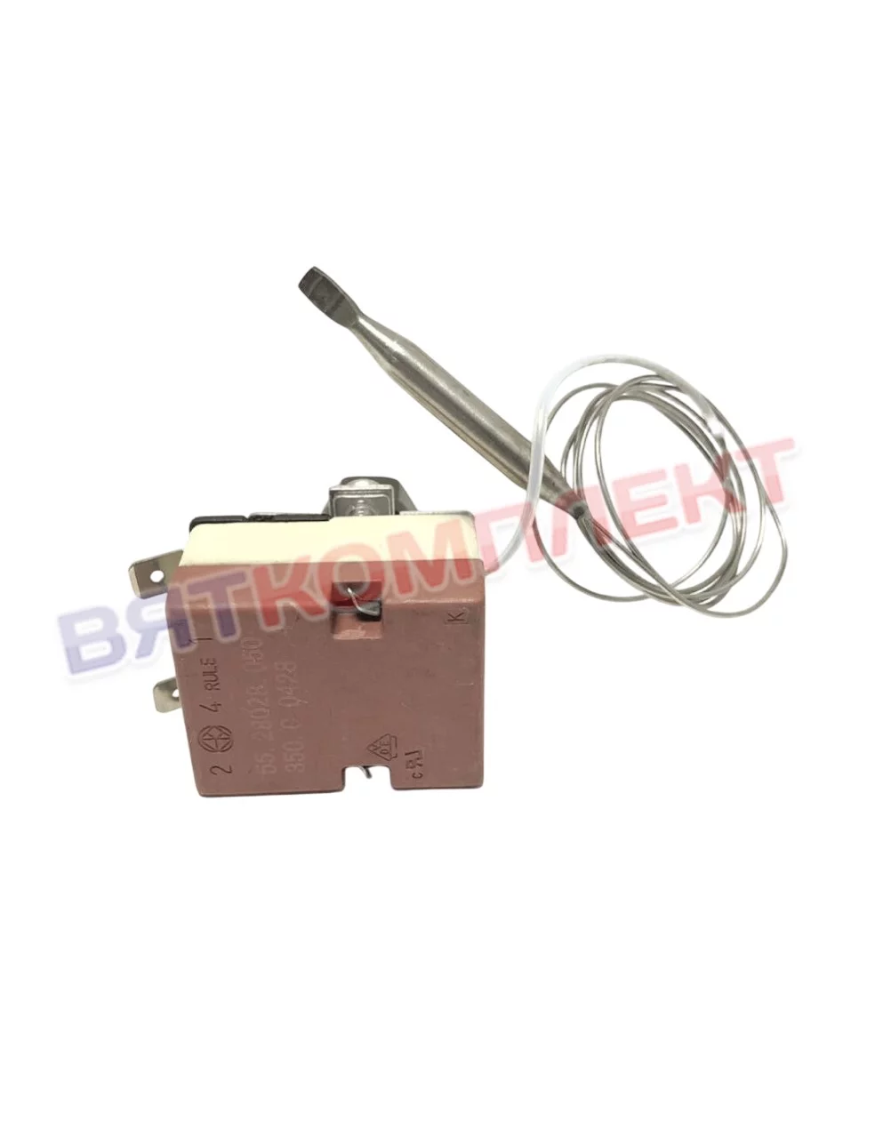 Термостат (термоограничитель)  350 градусов 16А 0,8 м.
