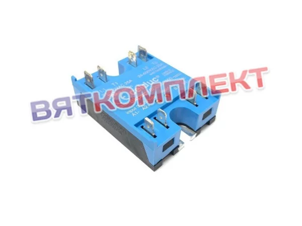 Реле твердотельное для пароконвектомата SOB562460 FASTON-2X25A/400AC Abat (12000061012/35002/33044)