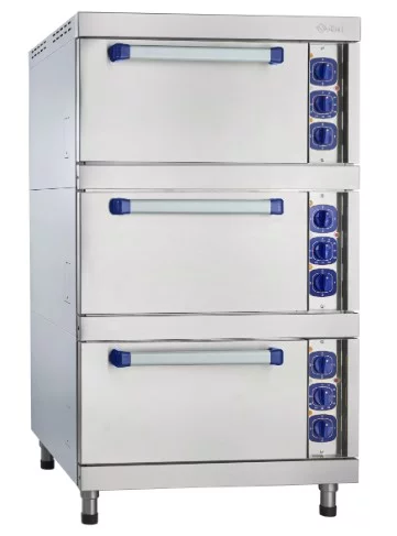 Шкаф жарочный ШЖЭ-3-К-2/1, нерж. духовка GN 2/1, конвекция, пароувлажнение, 840x930x1500 мм, вся нерж.	