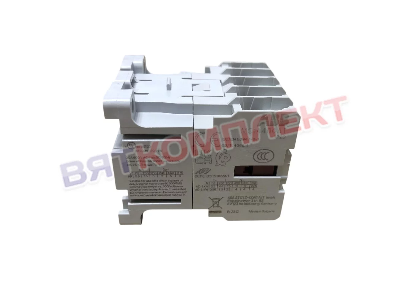 МАГНИТНЫЙ ПУСКАТЕЛЬ (КОНТАКТОР) для UNOX KVE1115A