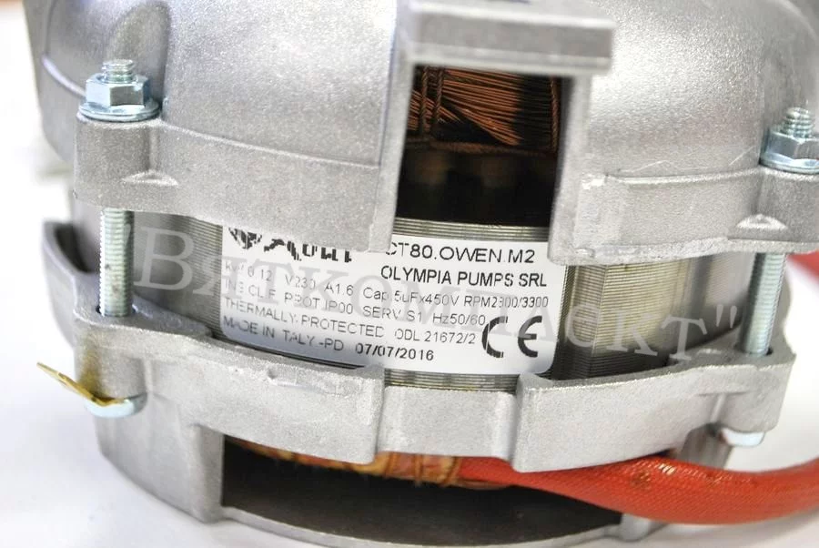 Двигатель СТ80.OVEN.M2E NEW (SISME, вал AISI 416 - вал 10 мм) для КЭП-4, КЭП-6, КЭП-10 (ИТАЛИЯ) ABAT (12000046317)