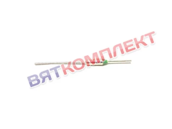 Термопредохранитель 128°С ZH103-128 15A 250V температура срабатывания 128°C; аксиальные выводы; 4*14