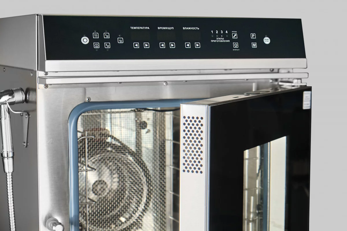 Пароконвектомат ПКА 6-2/3П-01 верхняя панель управления Абат (Abat)